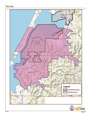 Map of Greater Eureka Area